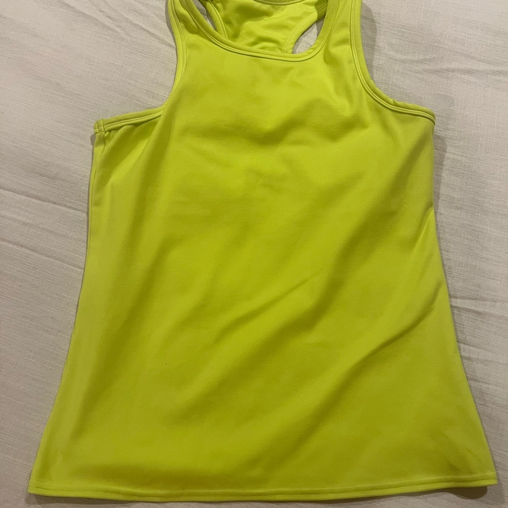 Lime Green Sleeveless Women's Top